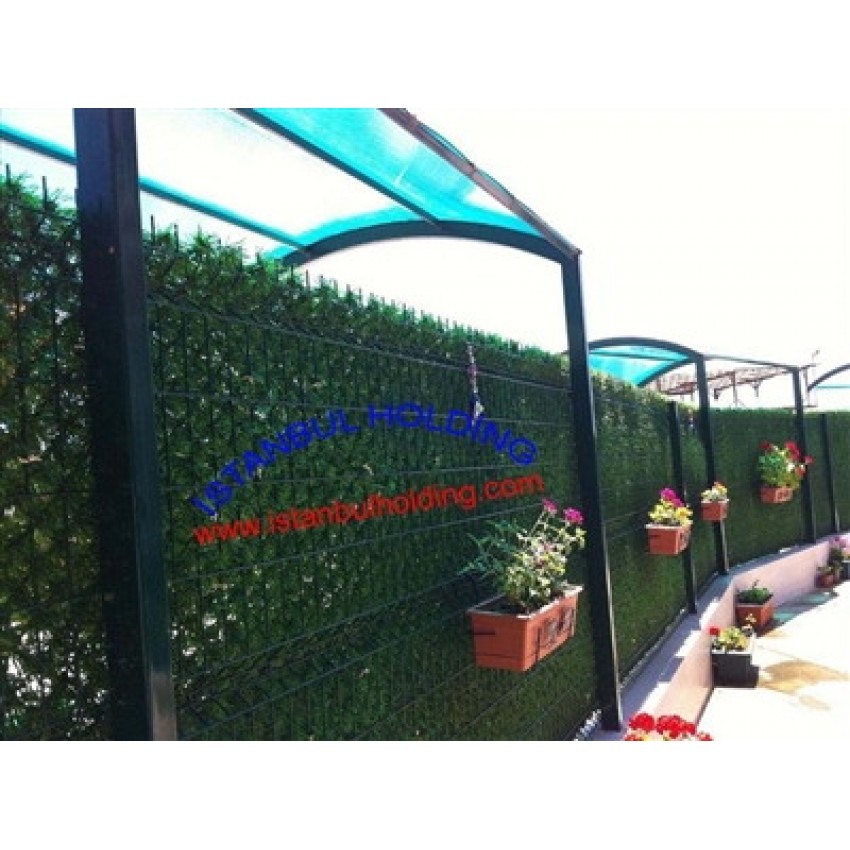 PANEL ÇİT ÜZERİ ÇİM ÇİT UYGULAMASI 1